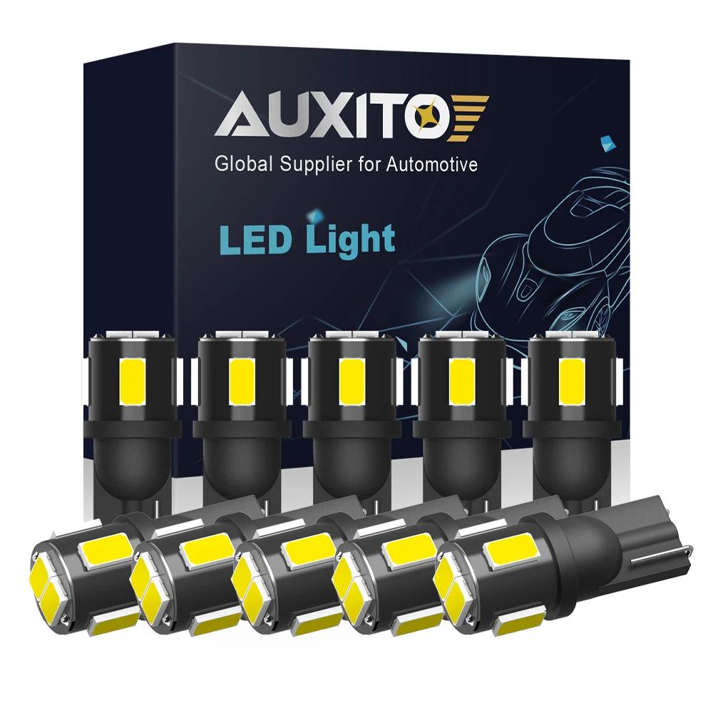 AUXITO ڵ  ׸ , T10 LED W5W 194 168 LED, 12V  Ʈ ,  6000K  Ŀ  , 10 